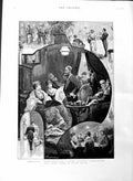 Original Old Antique Print 1886 New Year'S South Russia Mazourka F Victorian