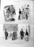 Original Old Antique Print 1886 America Washington Rotunda New York Caldecott