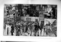 Original Old Antique Print 1886 Distress London Shadwell Docks Rahn'S Cour 19th
