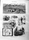 Original Old Antique Print 1886 Vrijheid Dutch Zululand Africa Field Si 19th