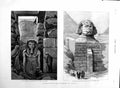 Original Old Antique Print 1886 Archaeology Egypt Statue Ramses Luxor Victorian