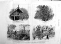 Old Antique Print 1886 Pataka Maori New Zealand Tomb Wool Trophy Murray 19th