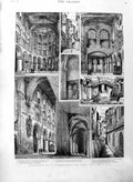 Old Antique Print 1886 English Church Berlin Yacht Pearl Dixon Coates Men 19th
