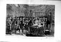 Antique Old Print 1886 Prince Alexander Palace Sophia Bulgaria Abdication 19th