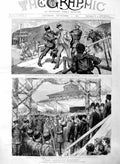 Original Old Antique Print 1886 Bulgaria Prince Alexander Stambouloff Raho 19th