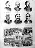 Old Antique Print 1886 Hop Pickers Kent Buck Nevill Indian Colonial Watt 19th
