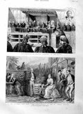 Old Antique Print 1886 Theatre Pinero Hobby Horse Vice-Chancellor Bacon 19th