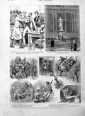 Original Old Antique Print 1886 Burma John Dillon Statue Queen Anne St. Paul'S