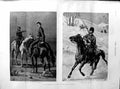 Old Antique Print 1887 Afghan Boundary Commission Turcoman Raider Horses 19th