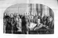 Antique Old Print 1887 Lord Carnarvon Tritton Currie Hanson Eden Playfair 19th