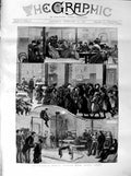 Antique Old Print *3097 1887 Theatrical Mission Macready House Covent Garden