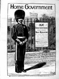 Original Old Antique Print 1887 Advertisement Home Government Troops Victorian
