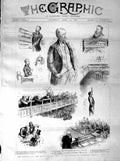 Old Antique Print 1887 Ireland Crimes Bill House Commons Healy Lockwood 19th