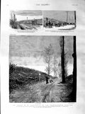 Old Antique Print 1887 Arrest Schnaebelle Franco-German Frontier Gautier 19th