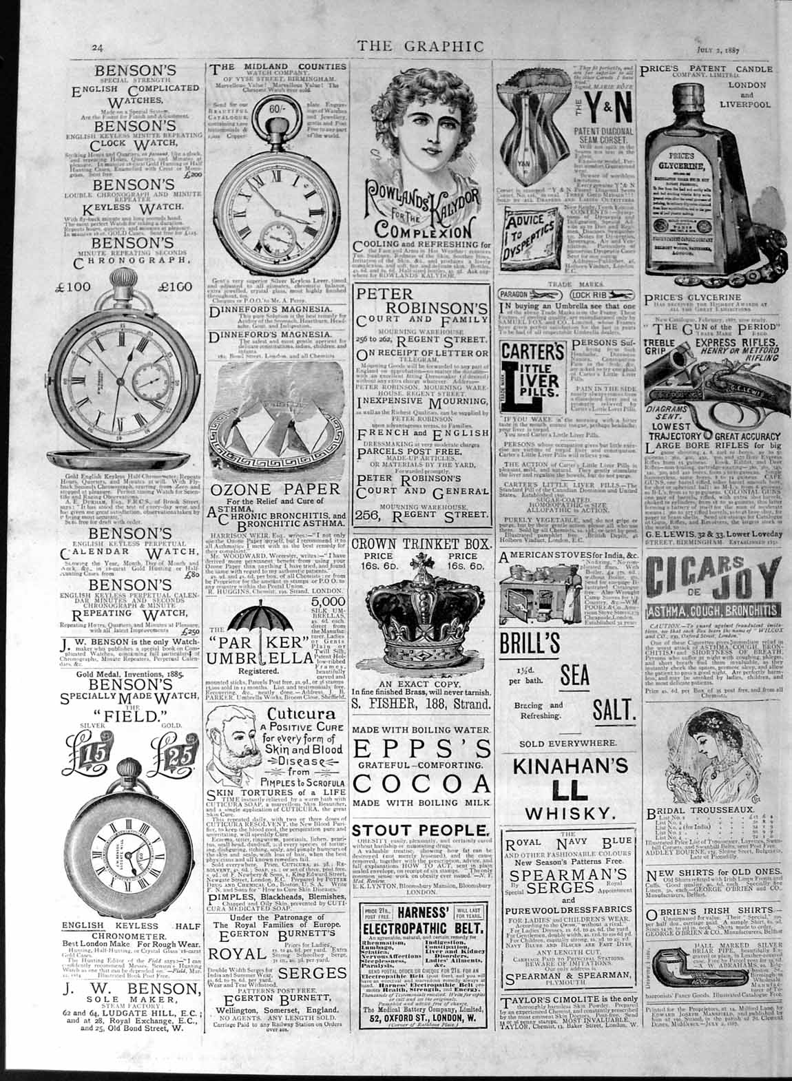 Original Old Antique Print 1887 Queen Metropolitan Volunteers Buckingham Palace