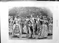 Old Antique Print 1887 Maske Flowers Gray'S Inn Queen'S Jubilee Dancing 19th