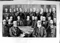 Antique Old Print 1887 Men Iron Steel Manchester Adamson Heath Pease Bell 19th
