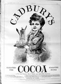 Antique Print Ref.464 1887 Advertisement Cadburys Cocoa Drinking Chocolate