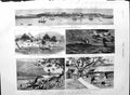 Original Old Antique Print 1887 Havannah Harbour Sandwich Island Hebride 19th