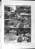 Original Old Antique Print 1887 Road Trip Brighton Transport Parcel Post Va 19th
