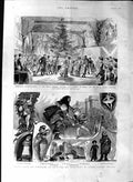 Original Old Antique Print 1888 Pantomime Jack Beanstalk Covent Theatre Norwood