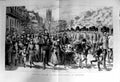 Original Old Antique Print 1888 Church Parade Scots Greys Brighton Fine Art 0