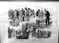 Original Old Antique Print 1888 Lord Lytton British Embassy Paris Flourens 19th