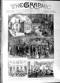 Old Antique Print 1888 University Oxford House Bethnal Green Shoreditch 19th