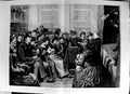 Original Old Antique Print 1888 St. Alban'S Hall Baldwins Gardens Holborn Poor