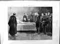 Original Old Antique Print 1888 Death Bed Emperor William Germany Berlin Baden