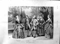 Old Antique Print 1888 Scene La Pompadour Play Haymarket Theatre Lambert 19th