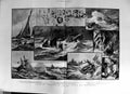 Old Antique Print 1888 North Sea Fishermen Winterton Schooner Haseburgh 19th