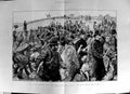 Old Antique Print 1888 Life Ireland Proclaimed Meeting Police Man People 19th