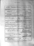 Original Old Antique Print 1888 London'S Roll Fame Council Pitt Grant Wolseley