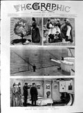 Original Old Antique Print 1888 War Ship H.M.S Edinburgh Malta Navy Shooting