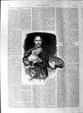 Original Old Antique Print 1888 Portrait Painter Studio Edwin Long Artist 19th
