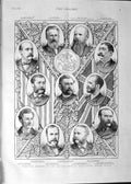 Old Antique Print 1888 Williams Wiman Hollaman Bartram British-American 19th