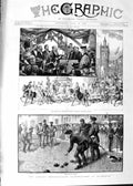Original Old Antique Print 1888 Armada Tercentenary Plymouth Westwell Bowl 19th