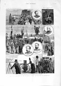 Original Old Antique Print 1888 Meeting National Rifle Association Wimbledo 19th