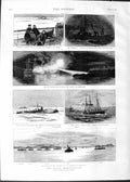 Old Antique Print 1888 Navy Ships Hotspur Benbow Mercury Berehaven Iris 19th