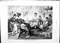 Original Old Antique Print 1888 Scene Venetian Costume Makers Sewing Industry