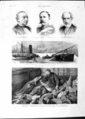 Original Old Antique Print 1888 Crocodiles Bone Algeria Pernolet Beley Levy 19th