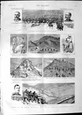 Old Antique Print 1888 Black Mountain Sikkim Campaigns India Tukola Ridge 19th