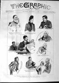 Old Antique Print 1888 Parnell Commission Royal Courts Justice Kerrigan 19th