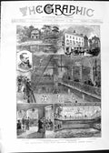 Original Old Antique Print 1888 Polytechnic Young Men''S Institute Regent 19th