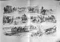Old Antique Print 1889 Harriers Thames Valley Hunting Horses Hounds Sport 19th