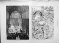 Old Antique Print 1889 Requim Rudolf Austria Church Convent Bayonne Nuns 19th