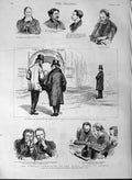 Original Old Antique Print 1889 Parnell Commission Royal Courts Justice Lewis