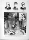 Old Antique Print 1889 Shakespeare Julius Caesar Theatre Oxford Maguire 19th