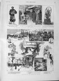 Old Antique Print 1889 Charter-Day Tunbridge Wells Sikkim Shrine Buddha 19th